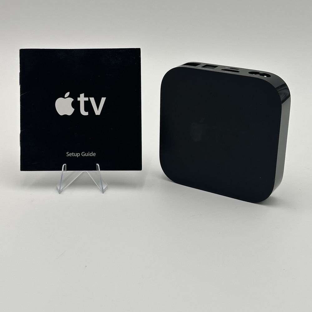 Apple TV 3rd Gen A1469 1080p Media Streamer w/ Remote & Manual Tested No Cord